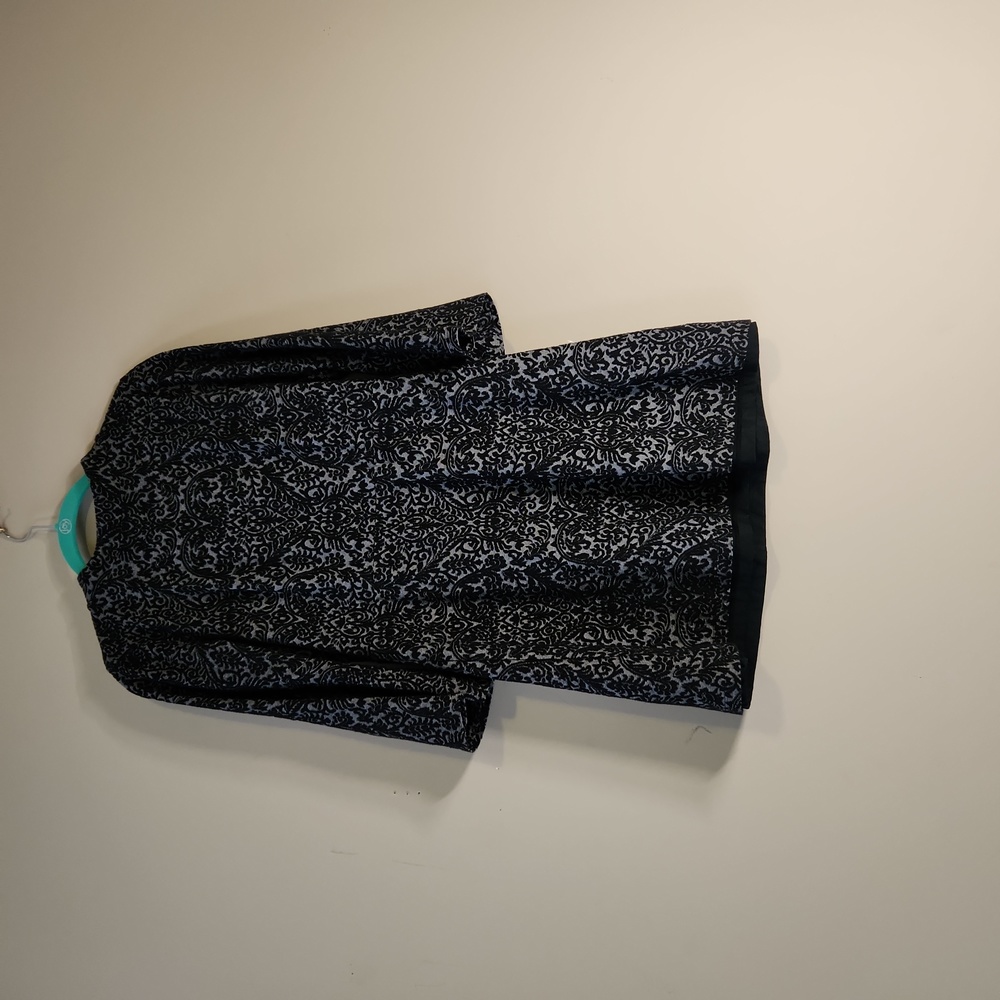 Loft Black and Gray dress